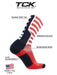 TCK Crew Length American Socks with USA Flag