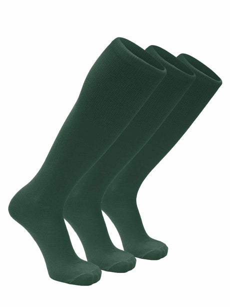 TCK Dark Green 3-Pack / Medium TCK Sport Light - Breathable Team Athletic Tube Socks