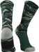 TCK Dark Green Camo / Large Elite Sports Socks Woodland Camo Crew