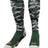 TCK Dark Green Camo / X-Large Elite Long Sports Socks Woodland Camo Over the Calf
