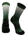 TCK Dark Green / Large Faded Athletic Sports Socks