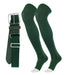 TCK Dark Green / Large Pro Plus Performance Sports Belt and Socks Combo Over the Knee