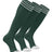 TCK Dark Green/White 3-Pack / X-Small Prosport Trio Tube Socks