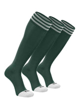 TCK Dark Green/White 3-Pack / X-Small Prosport Trio Tube Socks