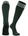 TCK Dark Green/White / Medium Finale Soccer Socks 3-Stripes