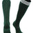 TCK Dark Green/White / Medium Premier Soccer Socks with Fold Down Stripes