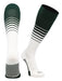 TCK Dark Green/White / Small Elite Soccer Socks Breaker