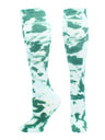 TCK Dark Green/White / Small Tie Dye Multisport Tube Socks Soccer Softball