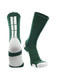 TCK Dark Green/White / X-Large Baseline 3.0 Athletic Crew Socks Adult Sizes Team Colors