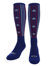 Stars & Stripes Athletic Knee High Socks