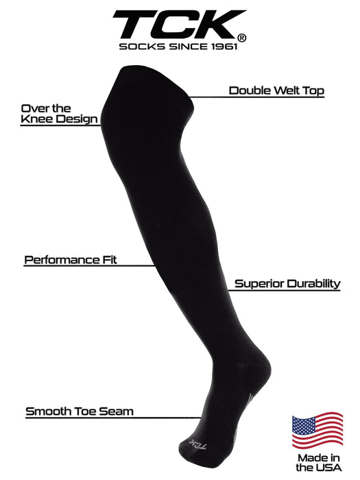 TCK Dugout Over the Knee Baseball Socks | Elite Athletic Sock
