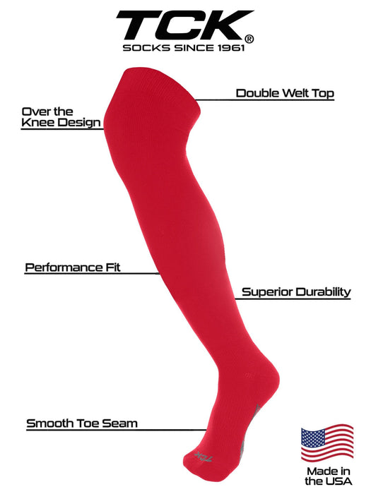 TCK Dugout Over the Knee Baseball Socks | Elite Athletic Sock