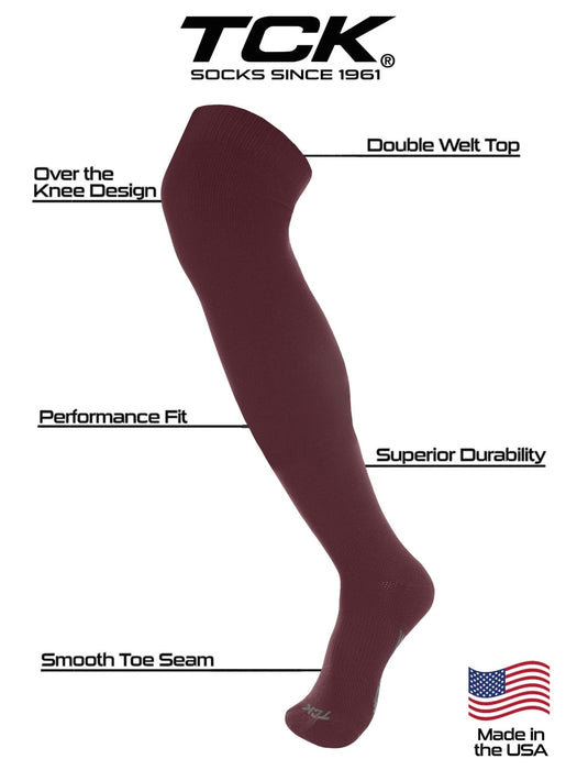 TCK Dugout Over the Knee Baseball Socks | Elite Athletic Sock