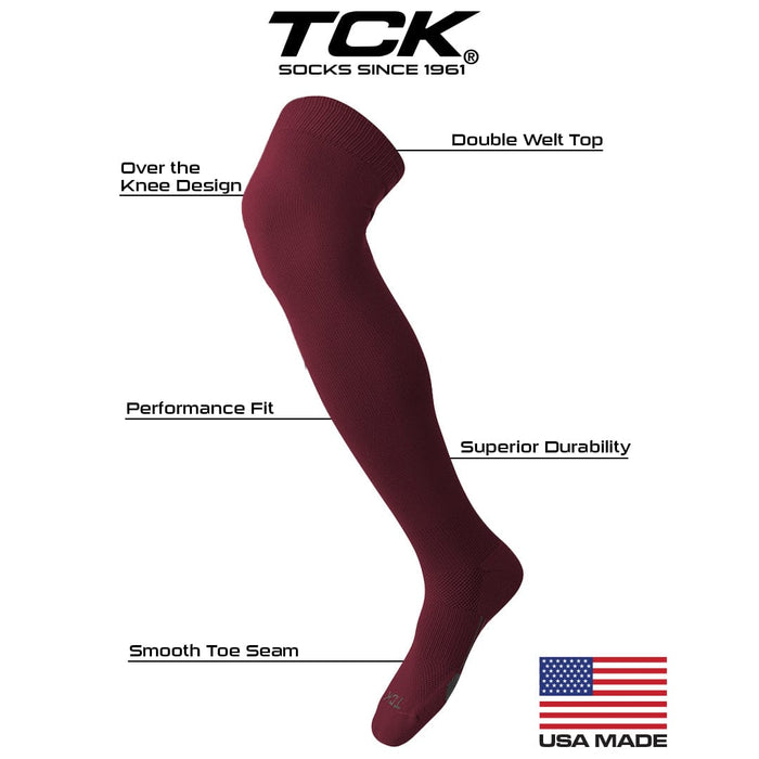 TCK Dugout Over the Knee Baseball Socks | Elite Athletic Sock