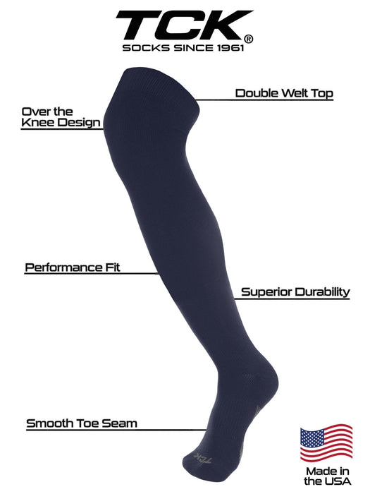 TCK Dugout Over the Knee Baseball Socks | Elite Athletic Sock