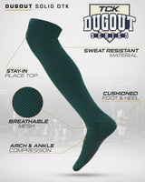 TCK Dugout Over the Knee Baseball Socks | Elite Athletic Sock