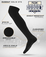 TCK Dugout Over the Knee Baseball Socks | Elite Athletic Sock