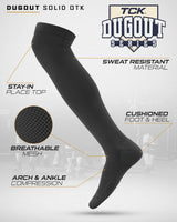 TCK Dugout Over the Knee Baseball Socks | Elite Athletic Sock