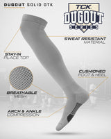 TCK Dugout Over the Knee Baseball Socks | Elite Athletic Sock