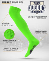 TCK Dugout Over the Knee Baseball Socks | Elite Athletic Sock
