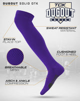 TCK Dugout Over the Knee Baseball Socks | Elite Athletic Sock