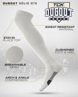 TCK Dugout Over the Knee Baseball Socks | Elite Athletic Sock