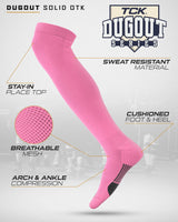 TCK Dugout Over the Knee Baseball Socks | Elite Athletic Sock