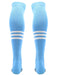 TCK Dugout Striped Over the Knee Baseball Socks Pattern B
