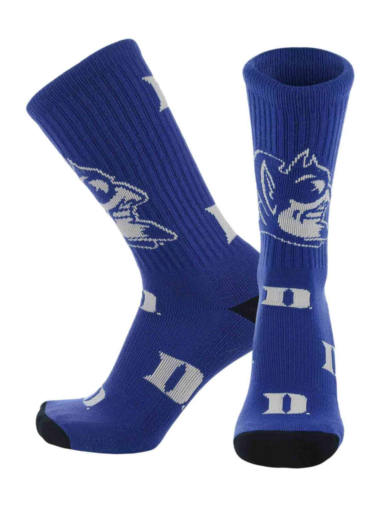 TCK Duke Blue Devils Mayhem Crew Socks (Made in USA)