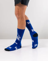 TCK Duke Royal/White / Medium Duke Blue Devils Mayhem Crew Socks