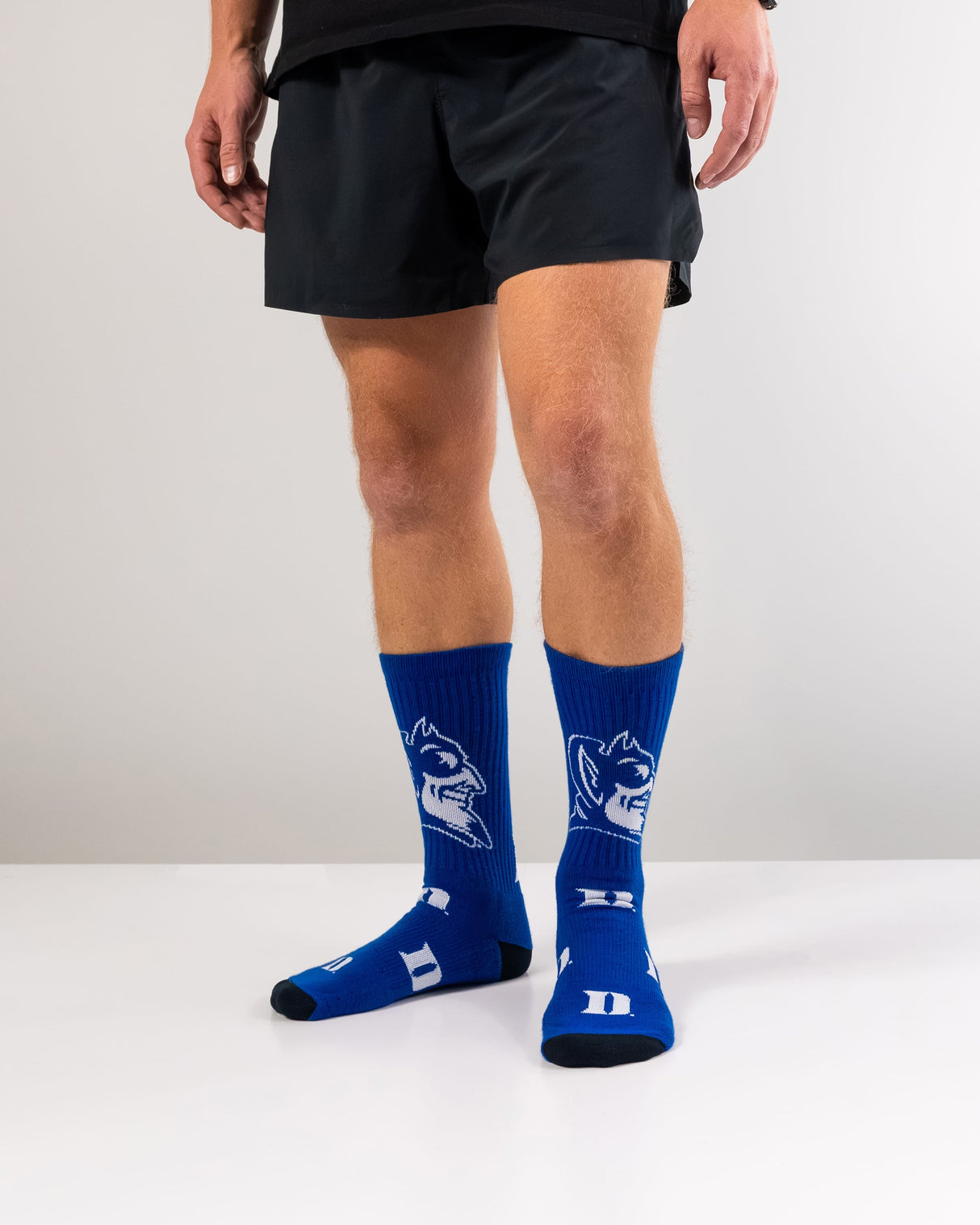 TCK Duke Royal/White / Medium Duke Blue Devils Mayhem Crew Socks