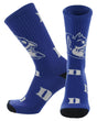 TCK Duke Royal/White / Medium Duke Blue Devils Mayhem Crew Socks