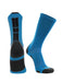 TCK Electric Blue/Graphite/Black / X-Large Baseline 3.0 Athletic Crew Socks Adult Sizes Team Colors