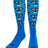 Soccer Ball Hearts Athletic Knee High Socks