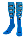 Soccer Ball Hearts Athletic Knee High Socks