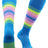 TCK Electric Blue/Neon Yellow/Bright Pink / X-Large Dugout Socks For Baseball and Softball