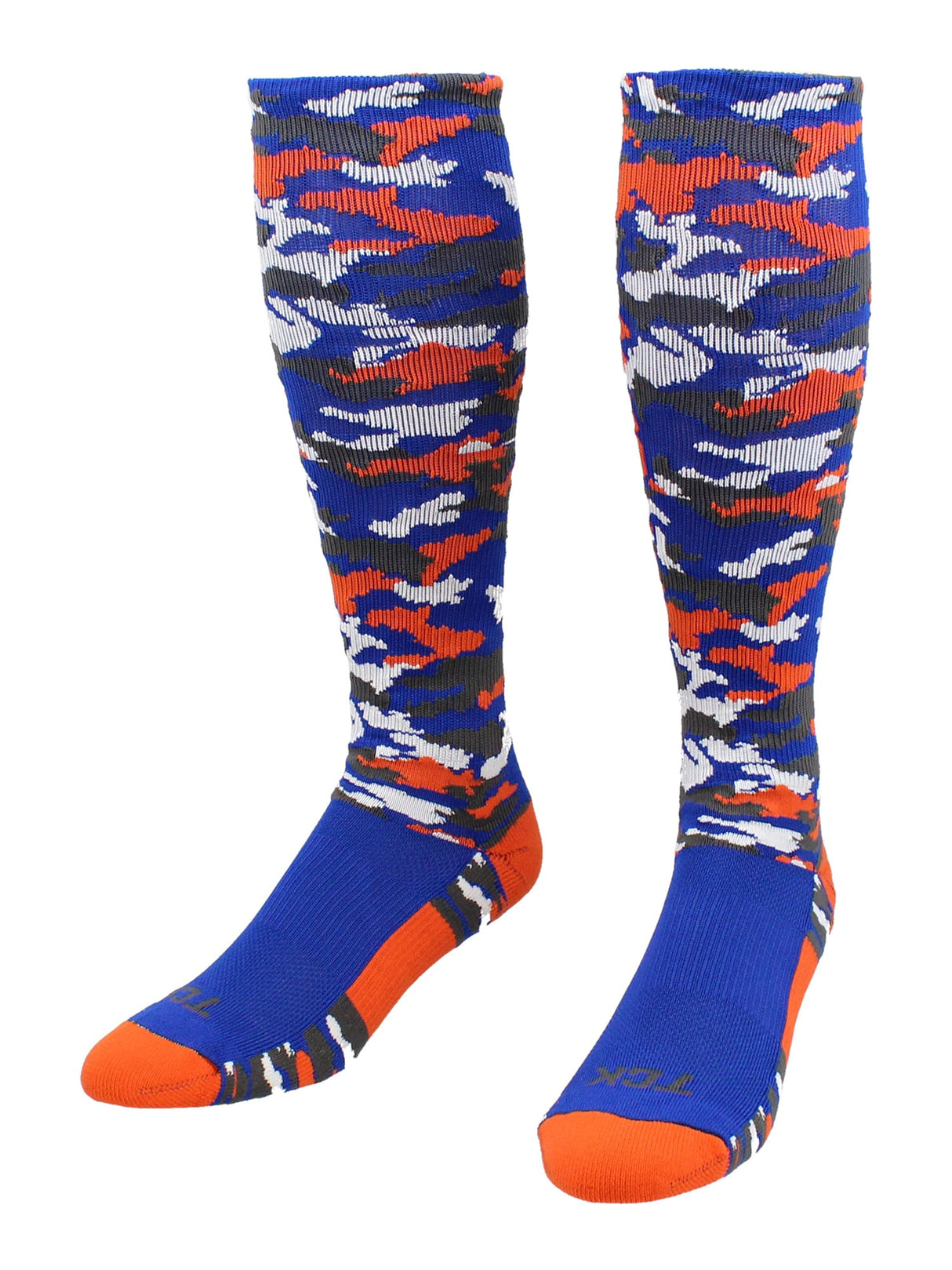 TCK Elite Long Sports Socks Woodland Camo Over the Calf