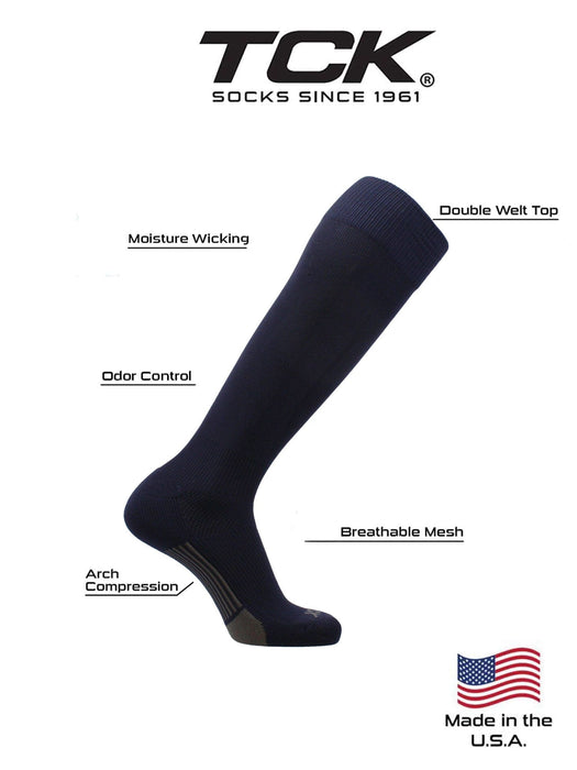 TCK Elite Performance Baseball Socks Dugout Solid Team Colors