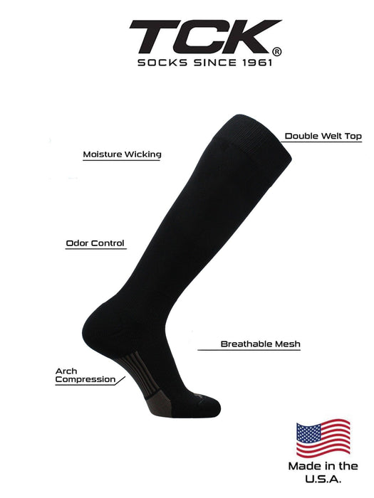 TCK Elite Performance Baseball Socks Dugout Solid Team Colors