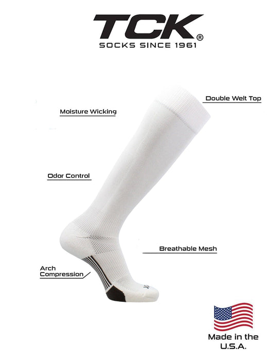 TCK Elite Performance Baseball Socks Dugout Solid Team Colors