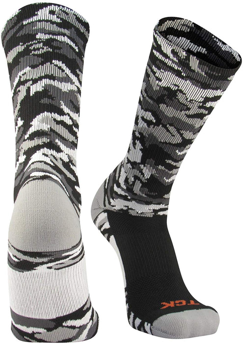 TCK Elite Sports Socks Woodland Camo Crew