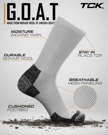 TCK GOAT Socks Crew Length