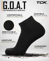 TCK GOAT Socks Quarter Length