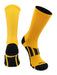 TCK Gold / Large Elite Performance Sports Socks 2.0 Crew Length