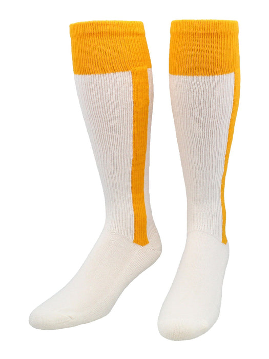TCK Gold / Small Classic 2-n-1 Softball and Baseball Stirrup Socks