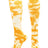 TCK Gold/White / Small Tie Dye Multisport Tube Socks Soccer Softball