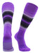 TCK Grape/Lavender/Black / Medium Dugout Socks For Baseball and Softball