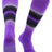 TCK Grape/Lavender/Black / Medium Dugout Socks For Baseball and Softball