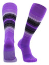 TCK Grape/Lavender/Black / Medium Dugout Socks For Baseball and Softball