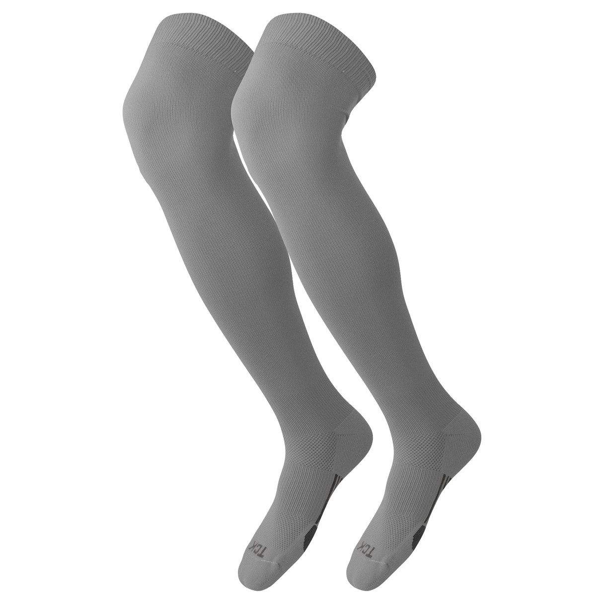 TCK Gray / Small Dugout Over the Knee Baseball Socks | Elite Athletic Sock